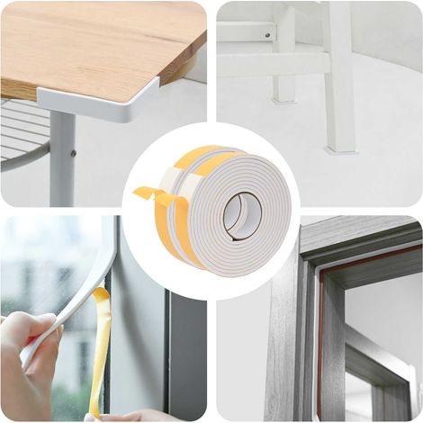 Ruban adhésif en mousse 2 pcs Blanc 30mm x 5m Mousse CR (1/5)