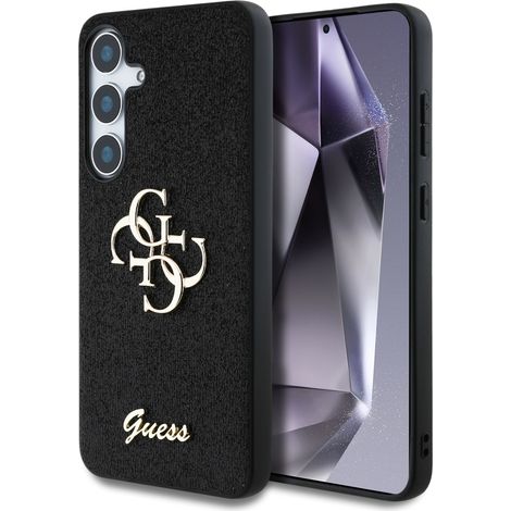 Funda Guess Fixed Glitter Big 4G Metal Logo para Samsung Galaxy S25+ negra (1/5)