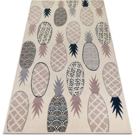Tapis HEOS 78464 crème / rose / bleu / gris ANANAS beige 190x270 cm (1/5)