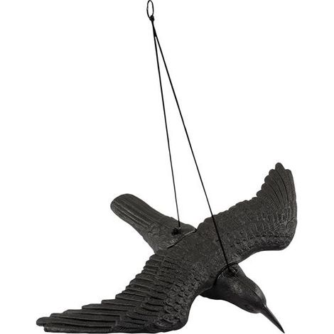 Element dekorativ Garten Greenmill flying crow imitation 53 x 38 cm