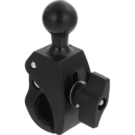 Porte-téléphone pour vélos Support de téléphone pour Moto Support de téléphone sphérique pour Mobile Phone, Plastique Noir, résistant à l'usure, pour Bicycles et Motorcycles, (1/5)