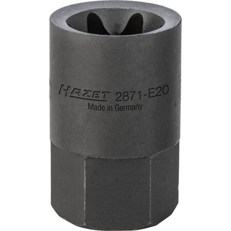 Hazet Bremssattel TORX Einsatz, Außen-Sechskant 22 mm, Außen TORX Profil, E20 (1/3)