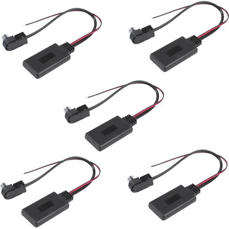 5 moduli per auto, adattatore audio wireless, ricevitore audio ausiliario per 121B 9857 9886 117