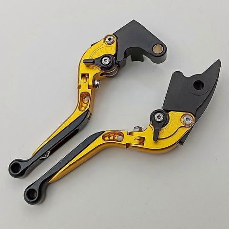 Accessoires de modification pour moto CBR600RR 03-06 : klaxon de frein en alliage d'aluminium, poignée de frein, accessoires de chariot (Golden 1) (1/5)