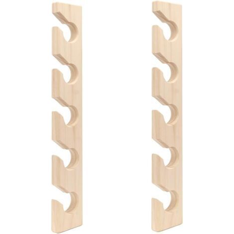 Set mit 2 Wandhalterungen aus Holz für Baseballkappen – Maße: 41,9 x 6,3 x 2 cm – Moderne und dekorative Aufbewahrung (1/5)