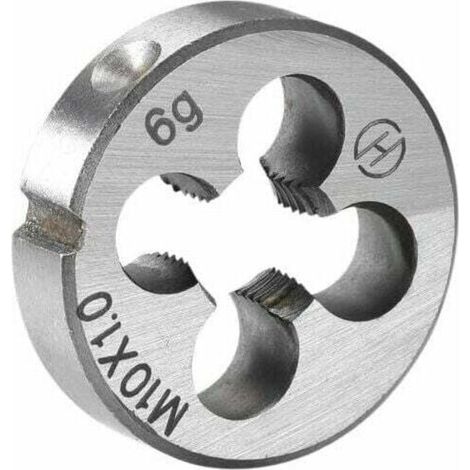 Filière droite M10 x 1,0, machine métrique manuelle, acier HSS, haute vitesse - (1/4)