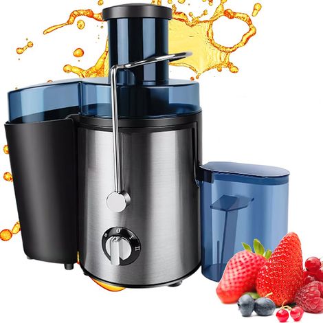 Générique 1000W Centrifuge Juicé, 3 Vitesses, 500 ML de croûte, Facile à Nettoyer, Protection Contre la surchauffe pour Les Fruits et légumes (1/4)