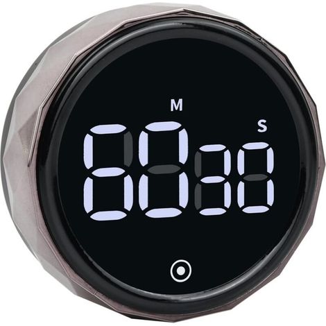 Minuteries de Cuisine Numériques 3 Volume Réglable Compte à Rebours Magnétique Minuterie à Grand Écran LED pour Cuisson Étudier S'entraîner (1/5)