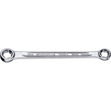 STAHLWILLE Clé polygonale double, droite, pour vis TX E14XE18