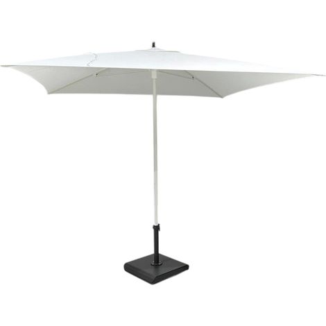 Ombrellone Sunset 3×3 m Bianco Palo Centrale in Alluminio