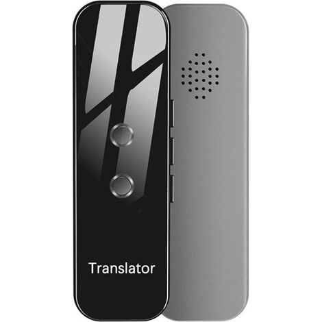 G6 Smart Voice Translator, 137-Language Multilingual Translation Smart Translator, Bluetooth Voice Translator -- Silver Gray (1/3)