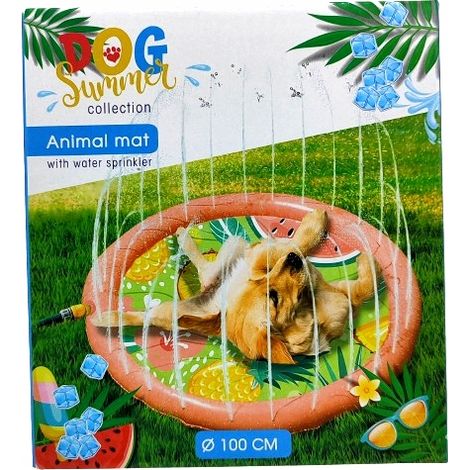 ASPERSOR DE ALFOMBRA REFRIGERADO POR AGUA PARA PISCINA DE MASCOTAS, PERRO Y GATO (1/2)
