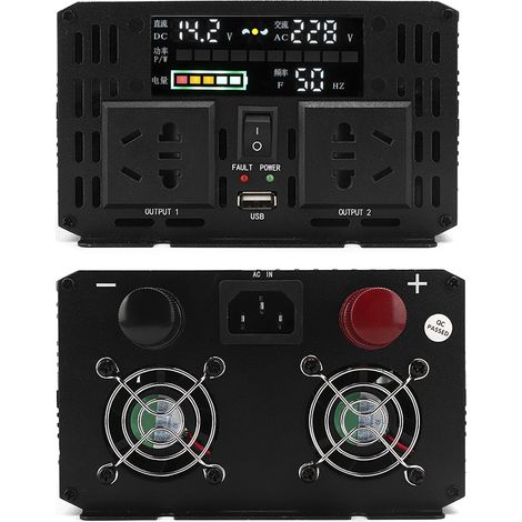 Onduleur 12V à 220V 1500W, UPS haute puissance avec onduleur de charge (norme australienne 220V) (ligne dédiée pour véhicules en surpoids). (1/5)