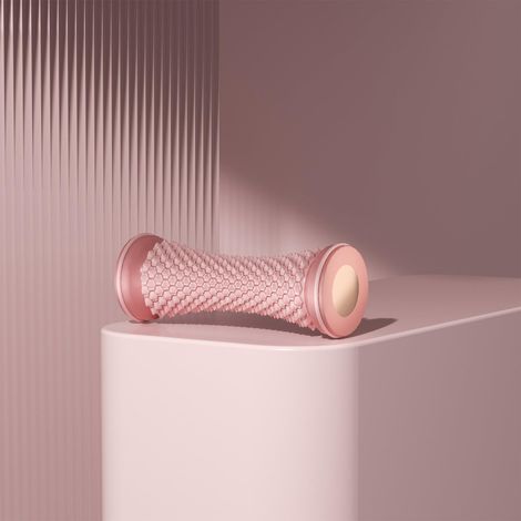Foot Massage Roller - Portable Acupressure Roller to Relieve Foot Pain, Relax Muscles and Promote Blood Circulation (2pcs Pink) (1/5)