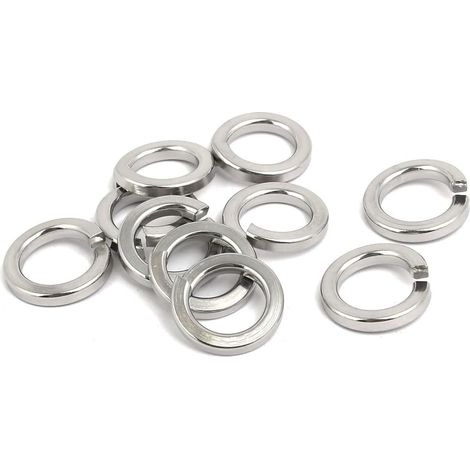 M12 304 Edelstahl Splittunterlegscheibe Silberfarbe 10tlg (2a81342134976cd9fe97ac365df672dc) (1/2)