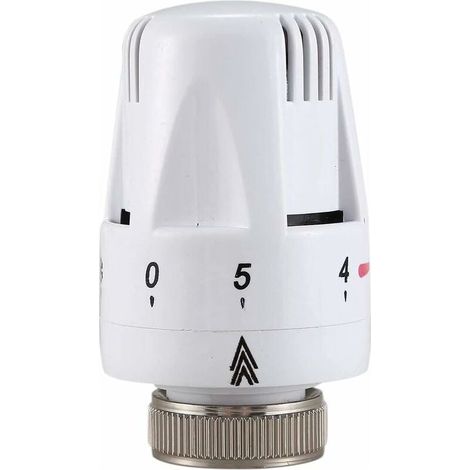 Vanne de radiateur thermostatique en laiton de 1/2" - Type droite DN15 - Contrôle automatique de la température - Chauffage au sol(DN15) (1/4)