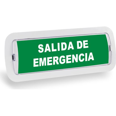 KIT Pictograma Autoadhesivo "Salida De Emergencia" + Luz De (1/5)