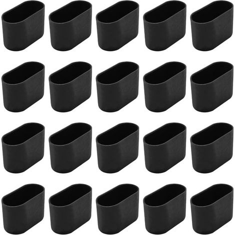 Protezioni flessibili per gambe di sedia 40 x 20 mm Protezioni per gambe di sedia in PVC antiscivolo e ispessito Materiale in feltro antigraffio Coperture protettive per gambe di sedia Protezione per (1/5)