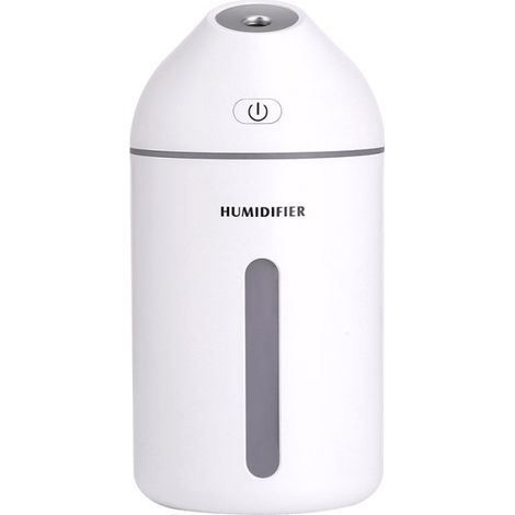 Humidificateur d'air, mini humidificateur ultrasonique 320 ml, purificateur d'air silencieux pour bureau et maison