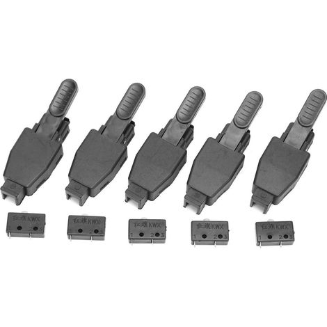 10 pièces de rechange noires pour interrupteur de torche de soudage TIG, accessoires ABS pour soudage à l'argon avec noyau (1/5)