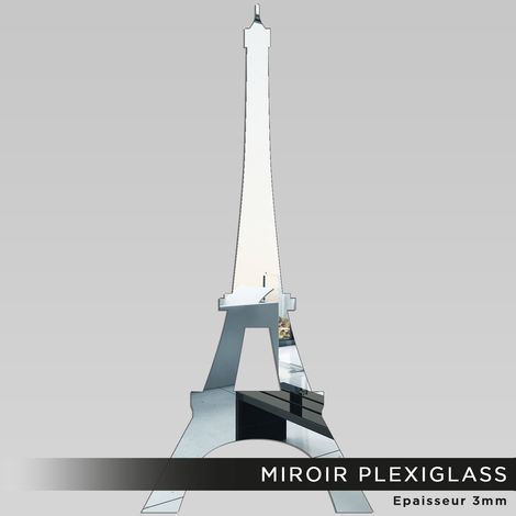 Miroir Plexiglass - Tour eiffel - 18x40 cm (1/2)