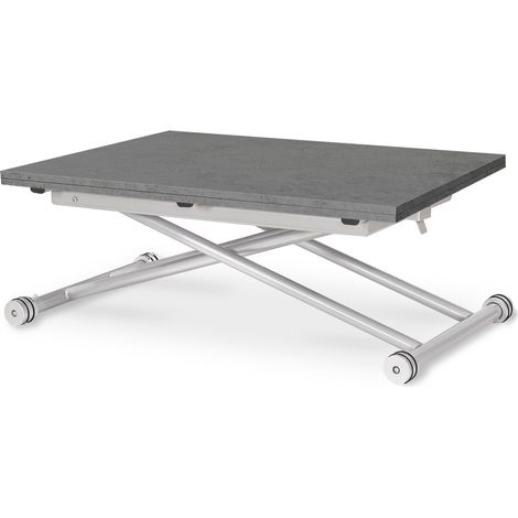 Table basse relevable Philadelphia Effet béton (1/3)
