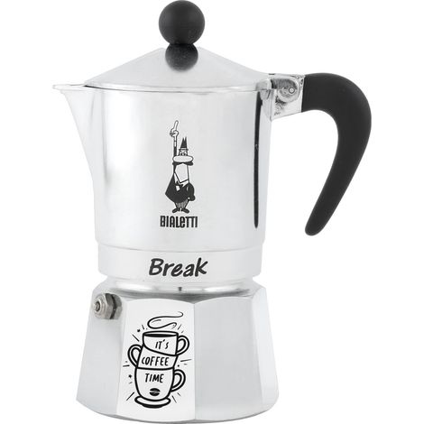 BIALETTI Macchina Da Caffè Break 3 Tazze Nero