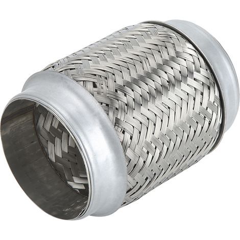 3,5 x 6 pouces en acier inoxydable tuyau d'échappement flexible tressé de tube ondulé interne