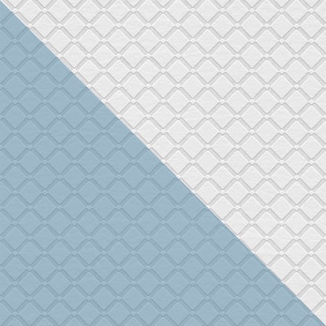Graphic wallpaper wall Profhome 528117 paintable non-woven wallpaper textured with geometric shapes matt white 5.33 m2 (57 ft2)