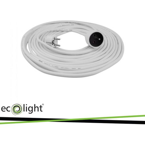 PROLUNGA 10M 3X1,5MM 16A SCHUKO BIANCO