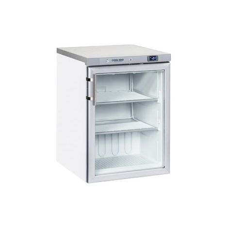 Congélateur 200L porte en verre thermostat numérique alarme 2 étagères -21° à -18°C - Cool Head (1/5)