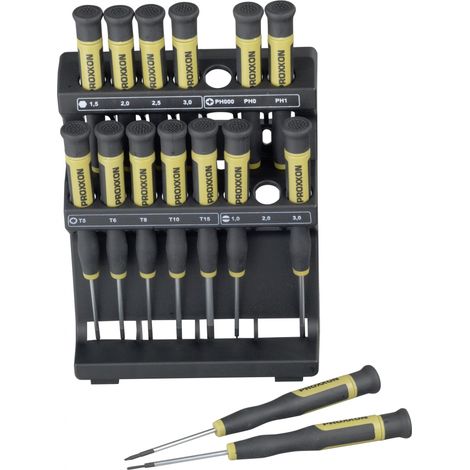 Set 15 giraviti cacciaviti di precisone Proxxon micro-driver 28148