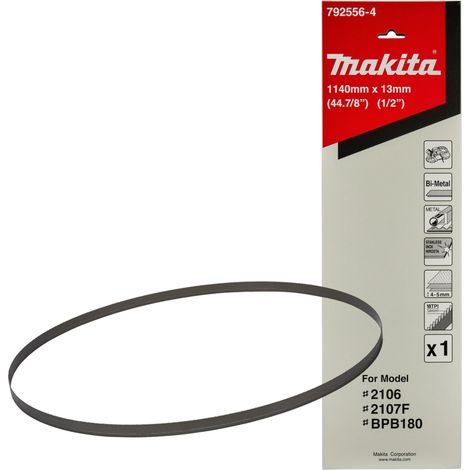 MAKITA 792556-4 (pkt of 1) Bandsaw blade 1140 x 13mm x 18TPI