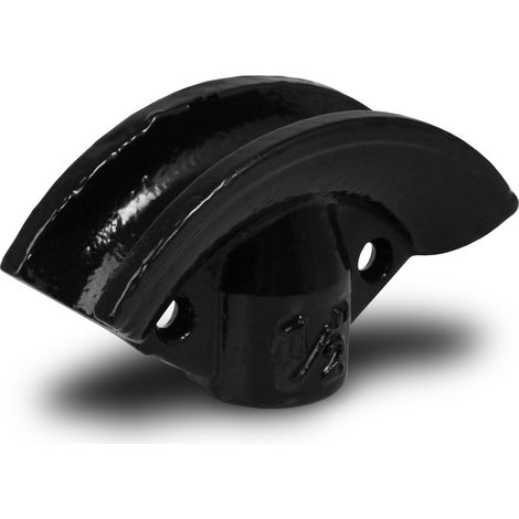 EBERTH Druckstück für Rohrbieger Größe 1/2" (Massives Gusseisen, Schwarz Lackiert, Auch für Andere Hersteller Geeignet, Ersatzteil)