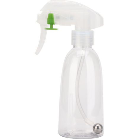 Flacon pulvérisateur de coiffure de 200 ml avec tuyau souple et jet 360°