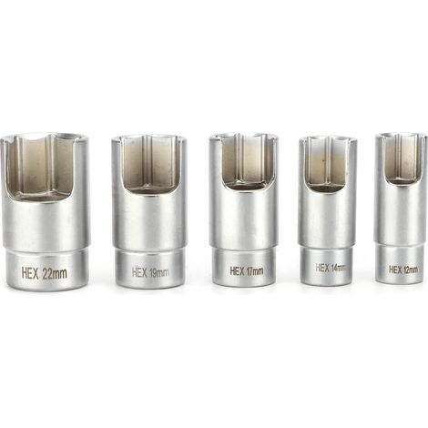 3/8-Zoll-D-Winkelstück, verchromtes Aluminium-Steckschlüssel- und Verbindungsstückset, Kfz-Reparaturwerkzeug, Bit-Adapter (männlich auf weiblich), Hochleistungs-Befestigungssatz (1/5)
