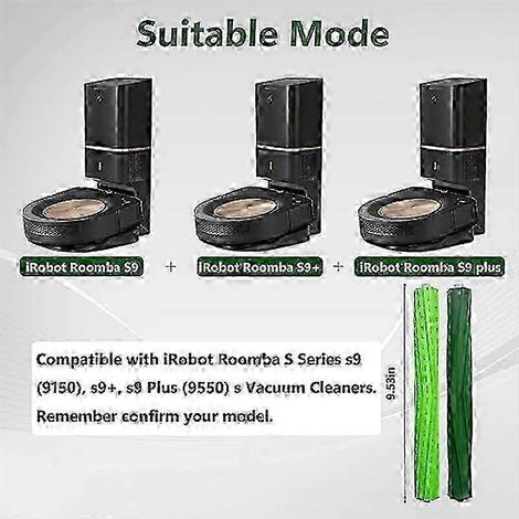 Pièces de rechange pour iRobot Roomba S9+ (9550) S9 (9150) - Accessoires pour aspirateur robot - Rouleau() (1/4)