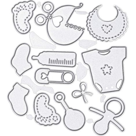 Schneideschablonen für Scrapbooking, Prägemaschinen, Stanzformen, für Sizzix Big Shot und andere Stanzmaschinen (F)--