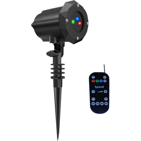 Projecteur laser de Noël étanche pour jardin extérieur avec verrouillage, 3 couleurs (1/4)