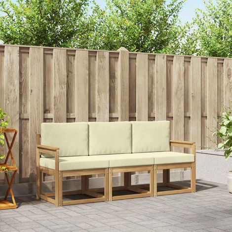 vidaXL Outdoor-Sofagarnitur 3 pcs (1/5)