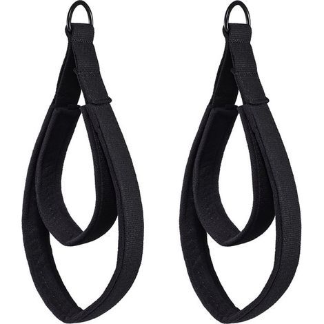 Sangles pour Reformer Pilates – Double boucle – Boucles confortables pour les mains et les pieds – Conviennent pour une utilisation à domicile et en studio (1/5)