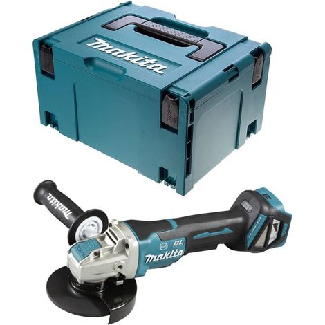 Makita – Broyeur meuleuse sans fil 18V DGA519ZJ – Moteur sans balais – Système X-LOCK – Découpe métaux – Poignée anti-vibration AVT (1/10)