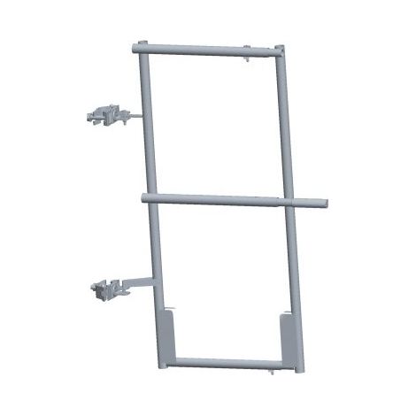 Tubesca Comabi – Garde-corps portillon réglable 0,60m à 1,00m – Conforme EN 12810/12811 – Pour échafaudages R200/M368 – Flexibilité d'utilisation chantier