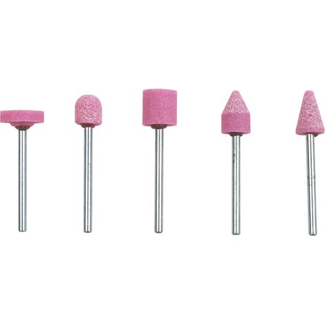MOLE ABRASIVE AL CORINDONE ROSA '398.00' set 5 pezzi  - PG