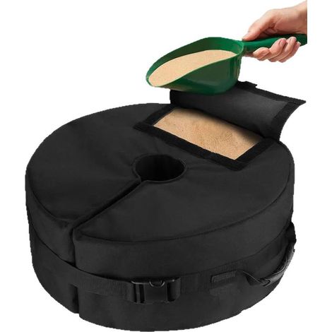 Contrapeso para base de sombrilla, bolsa de lastre para sombrilla, saco de arena, bolsa de lastre para cenador, 1 pieza por paquete (1/5)