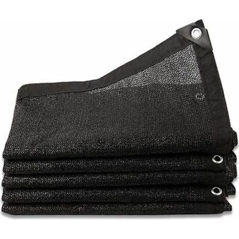 Filet D'Ombrage 8 Broches Ombrage 80% Renforce éPaissir Voile Ombrage, Serres Filet Coupe-Vent avec Oeillets,pour La Couverture VéGéTale/Serre/Jardin/Pergola(3x4m).
