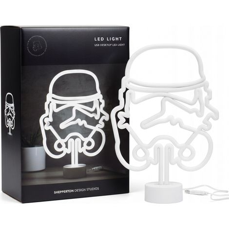 Lampe LED néon Star Wars Stormtrooper USB pour les fans de Star Wars (1/5)