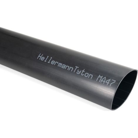 HellermannTyton 323-20190 Schrumpfschlauch mit Kleber Schwarz 19 mm 6 mm Schrumpfrate:4:1 1 m (1/3)