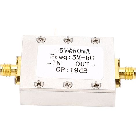 Module amplificateur de signal à large bande et haute linéarité (19 dB) 5 MHz - 5 GHz pour applications industrielles 5 V (1/5)