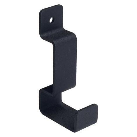Neuhofer Haken für Akustikpaneele 5 x 1 x 2 cm schwarz 2 Stück Wandhaken